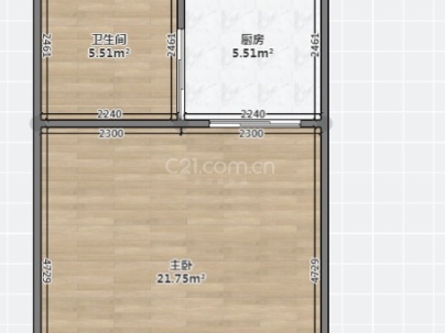 上堡公寓 1室 1厅 30平米